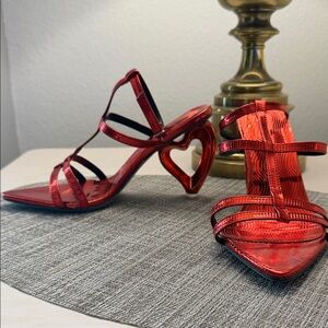 Red Heart Heel Women's Shoes